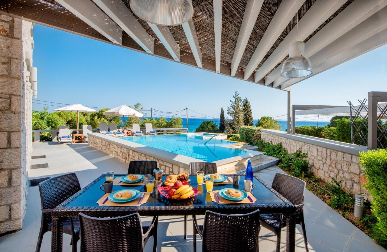 Villa Costamare - Enjoy Lazy Days On The Private Pool-Jacuzzi Pefki Екстериор снимка
